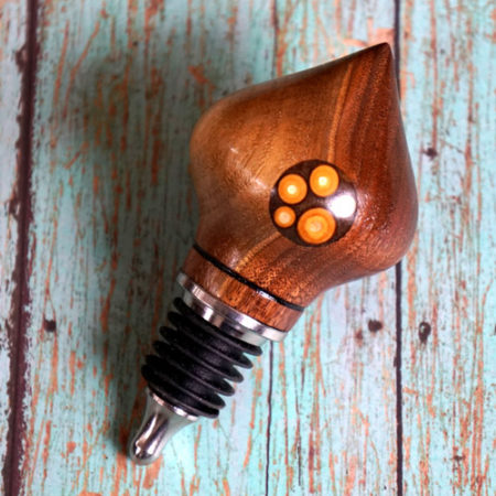 Black Walnut & Red Bud Bottle Stop