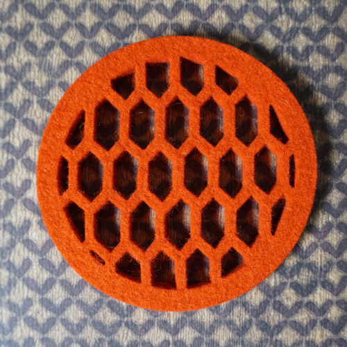 Beehive Felt Coaster