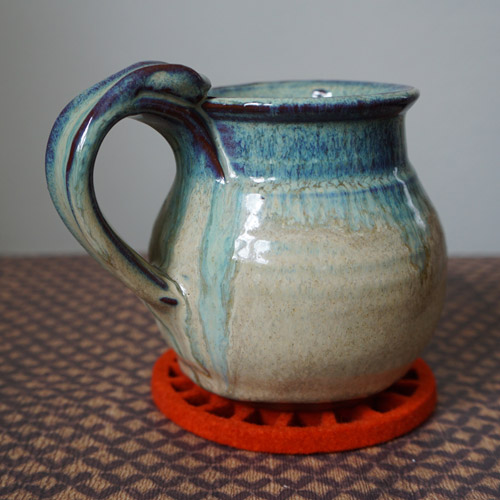 Sea Moon Felt Coaster - Image 2