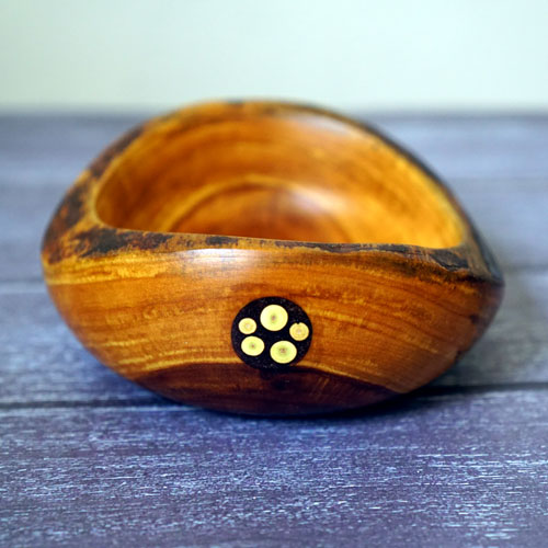 Mini Natural Edge Apple Wood Bowl